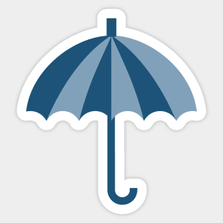 Umbrella - Blue Sticker